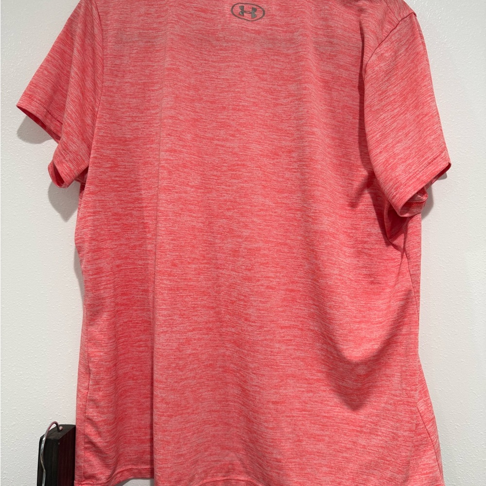 Under Armour Women’s Short Sleeve Tees - Coral & Maroon - Picture 5 of 8